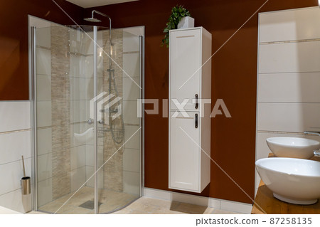 Scandinavian design, bathroom landscape 87258135