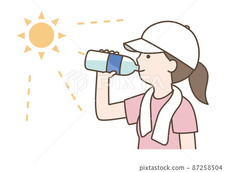 woman hydrating 87258504