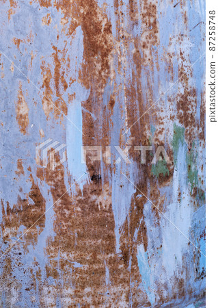 Metal rusted wall texture surface natural color use for background Metal rusted wall texture surface natural color use for background 87258748