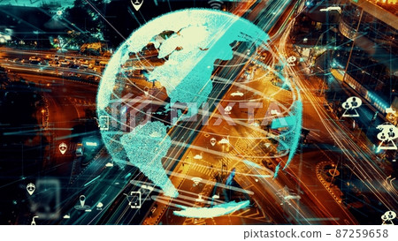 Smart transport technology alteration concept for future road traffic control Smart transport technology alteration concept for future road traffic control 87259658