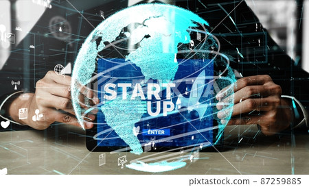 Start Up Business of Creative People conceptual Start Up Business of Creative People conceptual 87259885