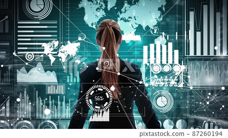 Big Data Technology for Business Finance conceptual . 87260194