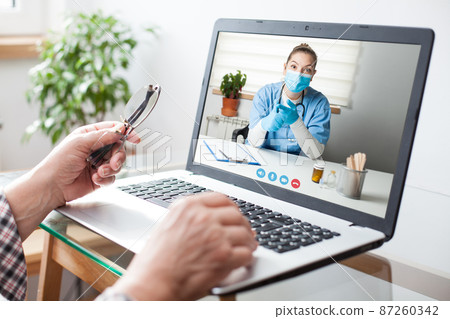 Telemedicine concept 87260342