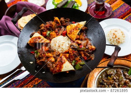 lamb meat saute coban kavurma 87261895