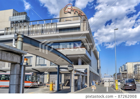 Cityscape of Yokohama City, Kanagawa Prefecture Hiyoshi Station 87262008