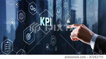 KPI Key Performance Indicator Business Internet Technology Concept on Virtual Screen KPI Key Performance Indicator Business Internet Technology Concept on Virtual Screen 87262735