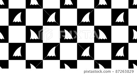 shark fin seamless pattern vector dolphin fish whale tile background repeat wallpaper cartoon animal illustration sea ocean doodle design scarf isolated shark fin seamless pattern vector dolphin fish whale tile background repeat wallpaper cartoon animal illustration sea ocean doodle design scarf isolated 87263829