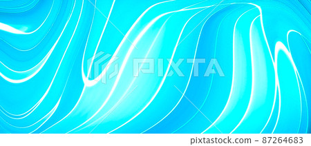 Liquid marbling paint texture background. Fluid painting abstract texture, Intensive color mix wallpaper. 87264683