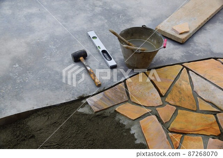 Natural stone tile beam exterior construction exterior approach Natural stone tile beam exterior construction exterior approach 87268070