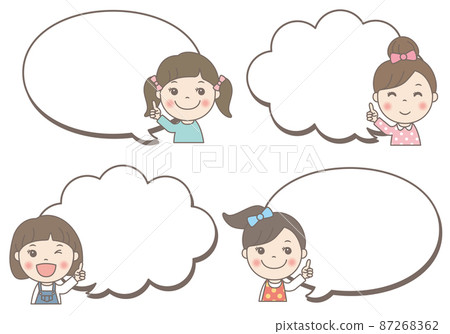 Balloon set (girl) 87268362