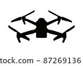 Drone silhouette 87269136
