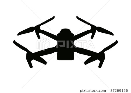 Drone silhouette Drone silhouette 87269136