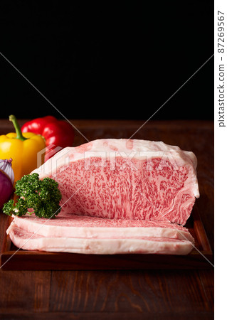 Japanese black beef loin steak A5 grade 87269567
