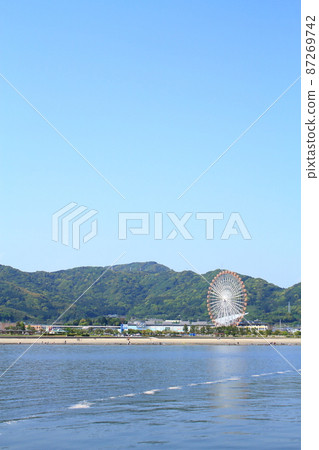 蒲郡市、拉古娜十博世和三河灣的風景 87269742