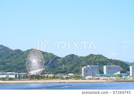 蒲郡市、拉古娜十博世和三河灣的風景 蒲郡市、拉古娜十博世和三河灣的風景 87269745