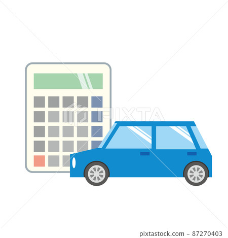 Car and Calculator Car and Calculator 87270403