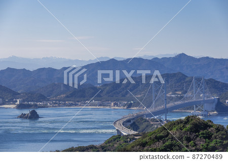 << Minamiawaji City, Hyogo Prefecture >> Naruto Strait Naruto Ohashi << Minamiawaji City, Hyogo Prefecture >> Naruto Strait Naruto Ohashi 87270489