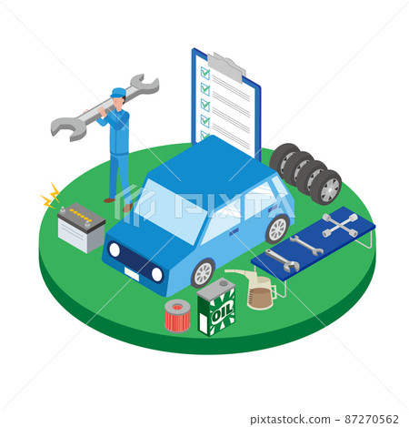 Image illustration of car maintenance Image illustration of car maintenance 87270562