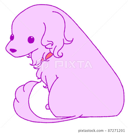 Looking back on this Dachshund (purple) Looking back on this Dachshund (purple) 87271201