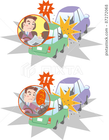 Traffic safety <Inattentive driving due to accidents, rear-end collisions, smartphones, etc.> 87272068