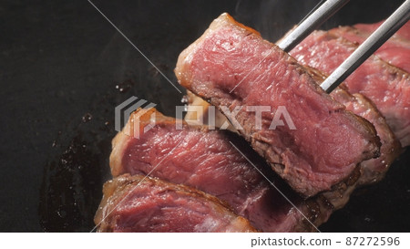 Steak meat iron plate 87272596