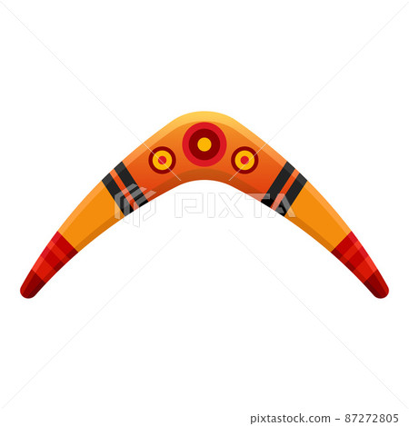 handcraft boomerang cartoon vector illustration isolated object 87272805