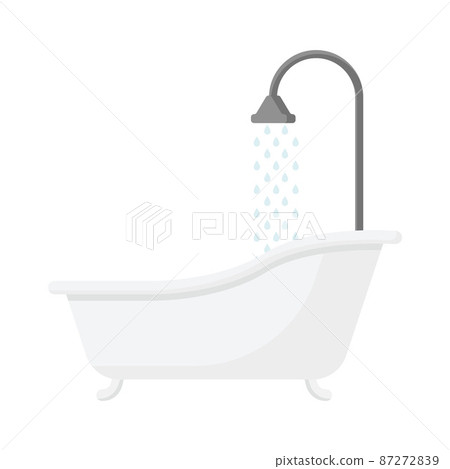bathtub cartoon vector illustration isolated object bathtub cartoon vector illustration isolated object 87272839