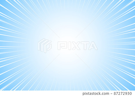 藍色背景上的白色集中線 87272930