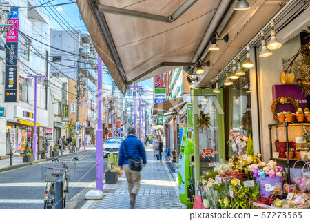 神奈川縣日吉站橫濱市街景 87273565