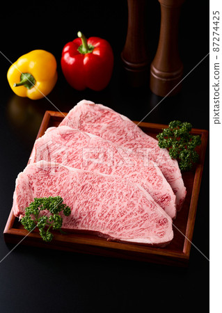 日本黑牛里脊牛排 87274425