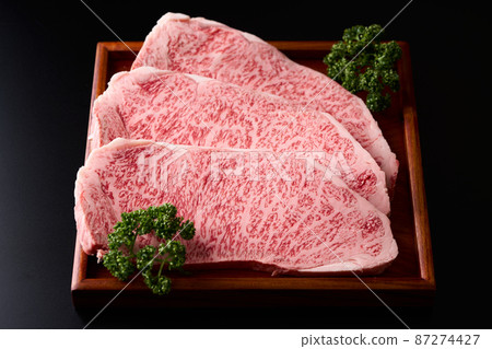 日本黑牛里脊牛排 87274427