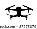 Shadow play of the drone looking up from below 87275879