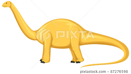 Aptosaurus dinosaur on white background 87276598