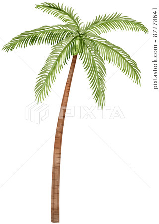 summer vacation items. Accessories for beach holidays by the sea. Summer fruits, food, drinks, equipment, clothes. Collection for summer holiday.watercolor clipart icon png 87278641