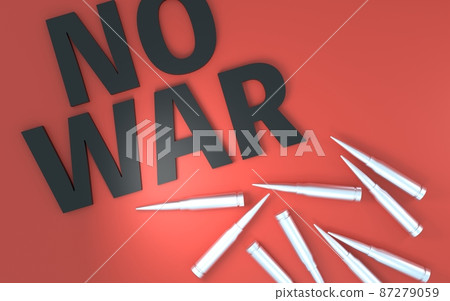 反對戰爭,“沒有戰爭”的3D角色和子彈,鳥瞰圖,3DCG 反對戰爭,“沒有戰爭”的3D角色和子彈,鳥瞰圖,3DCG 87279059