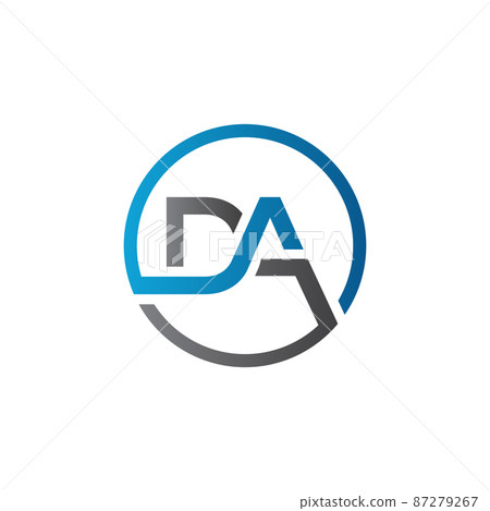 Initial DA Letter Logo Design With Creative Modern Business Typography Vector Template Initial DA Letter Logo Design With Creative Modern Business Typography Vector Template 87279267