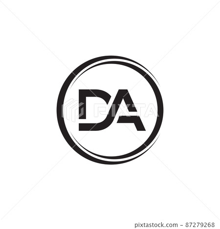 Initial DA Letter Logo Design With Creative Modern Business Typography Vector Template Initial DA Letter Logo Design With Creative Modern Business Typography Vector Template 87279268