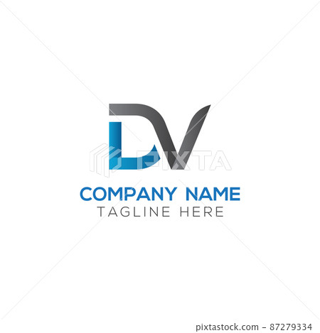 Modern, Masculine Logo Design for DANIEL VOGLER (the logo should come with  an icon design for the initials DV and the full name in all caps written  below) by BleroDesign | Design #