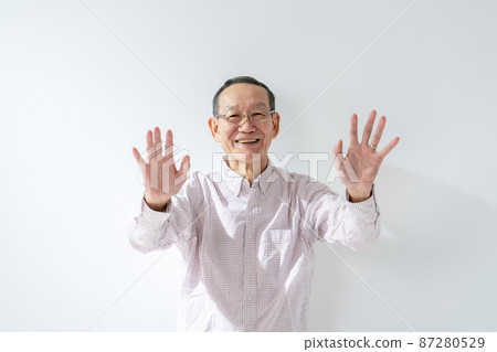 老人的手掌 87280529