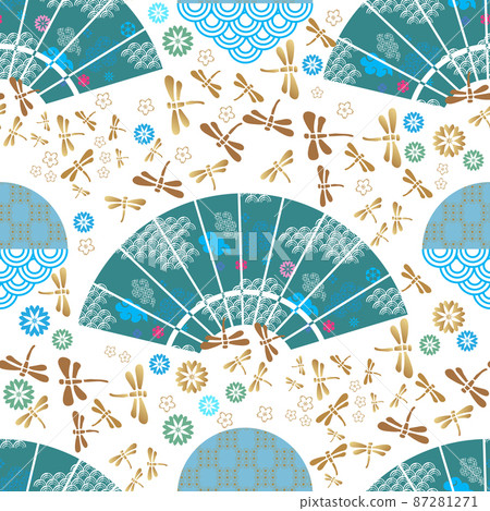 Japanese fan pattern 5 87281271