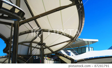 Scenery of Koshigaya Lake Town Station and its surroundings (photographed in February 2022) 87281791