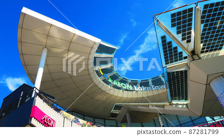 Scenery of Koshigaya Lake Town Station and its surroundings (photographed in February 2022) 87281799