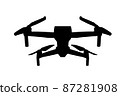 Shadow play looking up at the drone from below 87281908