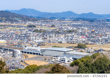《Saga Prefecture》 Taken from Asahiyama Park (Shin-Tosu Station) 87282281