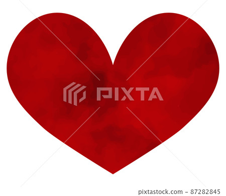Textured heart icon that can be used as a design accent Textured heart icon that can be used as a design accent 87282845