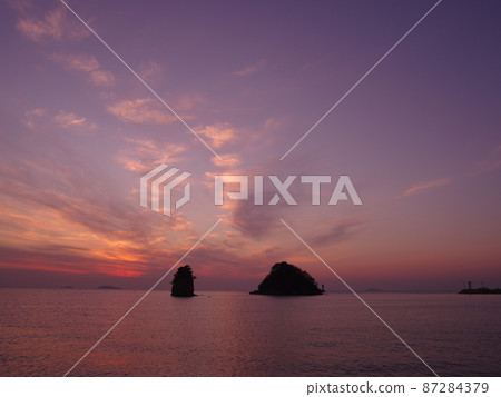 泰安郡、安眠島、Kkotji海灘、Halbae島、Halmae島、日落 87284379