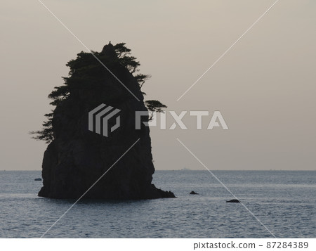 Taean-gun. Anmyeondo. Kkotji Beach. Grandpa Island. Grandma Island. Sunset Taean-gun. Anmyeondo. Kkotji Beach. Grandpa Island. Grandma Island. Sunset 87284389