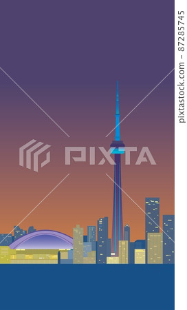 Toronto toronto Canada cadana evening view Toronto toronto Canada cadana evening view 87285745