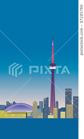 Toronto toronto Canada cadana evening view 87285760