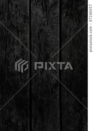 Black gray wood color texture horizontal for background. Surface light clean of table top view. Natural patterns for design art work and interior or exterior. Grunge old white wood board wall pattern. Black gray wood color texture horizontal for background. Surface light clean of table top view. Natural patterns for design art work and interior or exterior. Grunge old white wood board wall pattern. 87286057